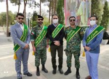 تجدید میثاق با شهدا با حضور سفیران خادمیار در یگان ویژه