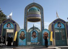 حضور خادمیاران در مزار شهدای گمنام جوزدان و یادمان شهید حججی 1399