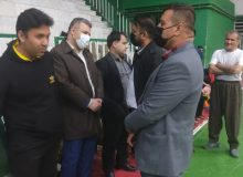 دیدار مسئولین استانی ازتمرین فوتسال خادمیاران گلستان شهدای استان کهگیلویه و بویراحمد