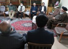 دیدار نوروزی آیت الله طباطبائی نژاد – نماینده محترم ولی فقیه در استان اصفهان با مدیر و اعضای هیات اندیشه ورز کمیته مردمی خادمیاران گلستان شهدا