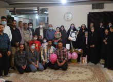 دیدار خادمیاران گلستان شهدا اصفهان با خانواده شهید حامد مردانی