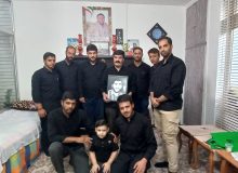 دیدار خادمیاران گلستان شهدا اصفهان با خانواده شهید مرتضی فاضل
