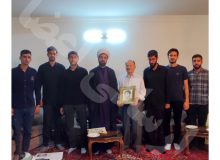 دیدار خادمیاران گلستان شهدا اصفهان با خانواده طلبه شهید سید مرتـضی الـصفی