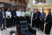 دیدار جمعی از فرزندان شهید و ایثارگراستان با فرماندهی انتظامی استان به مناسبت هفته نیروی انتظامی