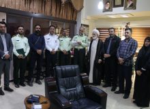 دیدار جمعی از فرزندان شهید و ایثارگراستان با فرماندهی انتظامی استان به مناسبت هفته نیروی انتظامی