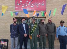 امیر نوری فرمانده پایگاه هشتم شکاری به جمع خادمیاران گلستان شهدا پیوست.