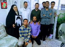 دیدار آسمانی ها منزل  شهید حسن حجاریان با حضور فرمانده مدافع حرم جناب آقای عبدالمحمود محمودی به همراه جمعی از خادمیاران گلستان شهدای اصفهان (۱۴۰۲/۳/۳۱)