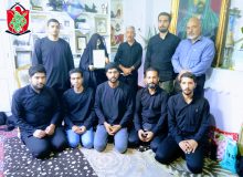 دیدار آسمانی ها منزل شهید احمدرضا باقری به همراه جمعی از خادمیاران گلستان شهدای اصفهان(۱۴۰۲/۵/۱۱)
