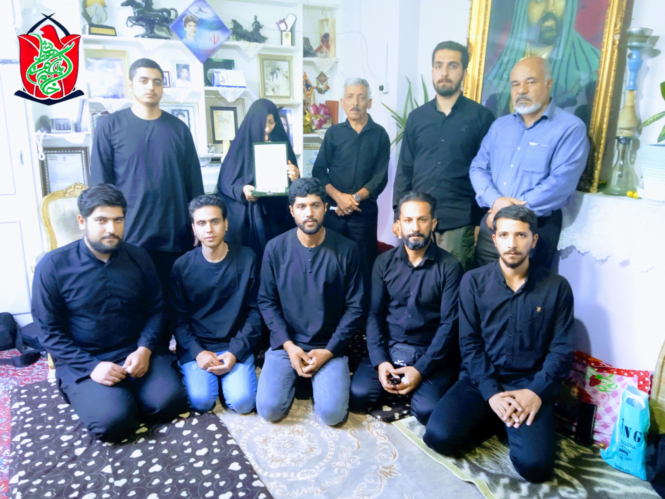 دیدار آسمانی ها منزل شهید احمدرضا باقری به همراه جمعی از خادمیاران گلستان شهدای اصفهان(۱۴۰۲/۵/۱۱)