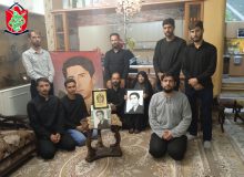 دیدار آسمانی ها منزل شهید محمدرضا شجاعی به همراه جمعی از خادمیاران گلستان شهدای اصفهان(۱۴۰۲/۵/۲۵)