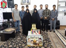 دیدار آسمانی ها منزل شهید تقی عابدی به همراه جمعی از خادمیاران گلستان شهدای اصفهان( ۱۴۰۲/۶/۲۹)
