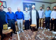 دیدار آسمانی ها منزل جانباز ابراهیم صفری با حضور تیمسار ملکی و سرهنگ هریوندی از مسئولین کانون بازنشستگان  ارتش جمهوری اسلامی ایران در استان‌های اصفهان ،یزد و چهار محال بختیاری به همراه جمعی از خادمیاران گلستان شهدای اصفهان( ۱۴۰۲/۶/۴)