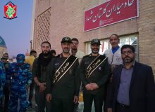 سردار عمومهدی جانشین سپاه صاحب الزمان (عج) استان اصفهان و سرهنگ قریشی فرمانده ناحیه امام رضا(ع) اصفهان به جمع خادمیاران گلستان شهدا پیوستند (۱۴۰۲/۷/۷)