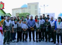 سرهنگ پاسدار عجمی مسئول سازمان بسیج سازندگی استان اصفهان و پاسدار کاویانی مسئول مطالعات حرکت های جهادی استان اصفهان به جمع گروه جهادی خادمیاران گلستان شهدا پیوستند(۱۴۰۲/۷/۷)