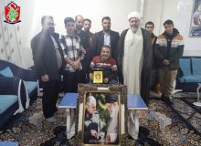 دیدار آسمانی ها منزل جانباز دفاع مقدس حاج رضا کریمی  با حضور جناب آقای کریمیان و آقای تیموری (کارکنان هوا فضا سپاه) به همراه جمعی از خادمیاران گلستان شهدای اصفهان (۱۴۰۲/۹/۲۸)