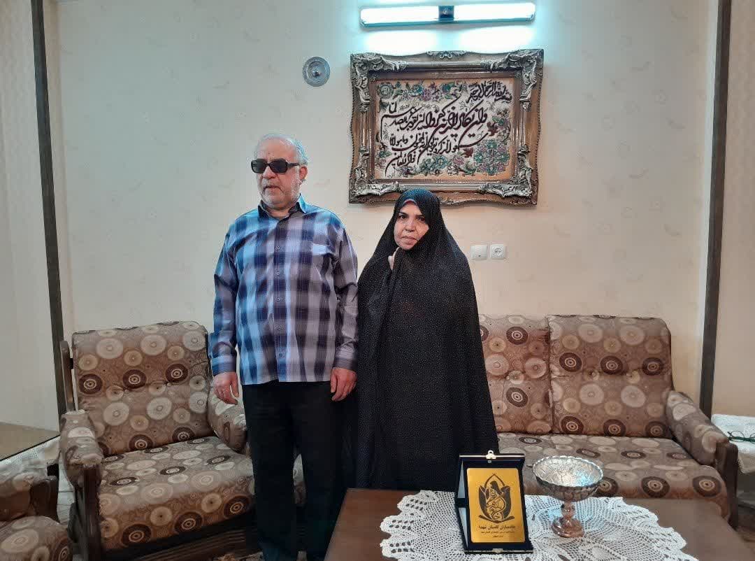 دیدار آسمانی ها منزل جانباز حسن صادقی