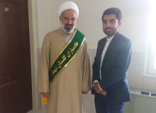 حجه الاسلام والمسلمین سرآبادانی(معاونت عقیدتی سیاسی نیروی زمینی سپاه پاسداران انقلاب اسلامی ایران) به جمع خادمیاران شهدا پیوست.