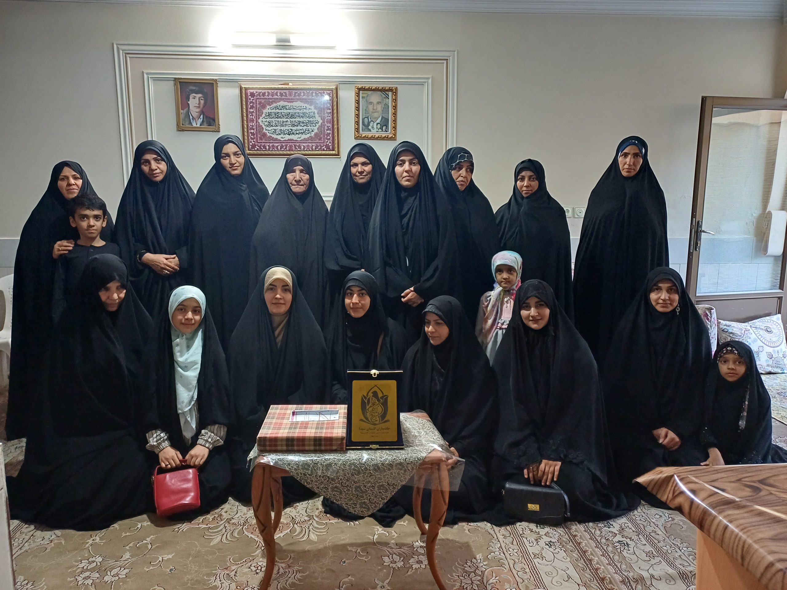 دیدار آسمانی ها منزل شهید منصور دهقانی