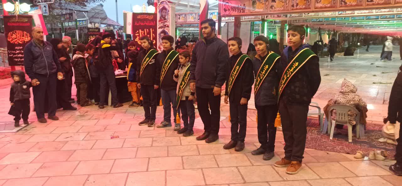فعالیت خادمیاران گلستان شهدا در استان قم به مناسبت شب شهادت حضرت زهرا (سلام‌الله‌علیها)