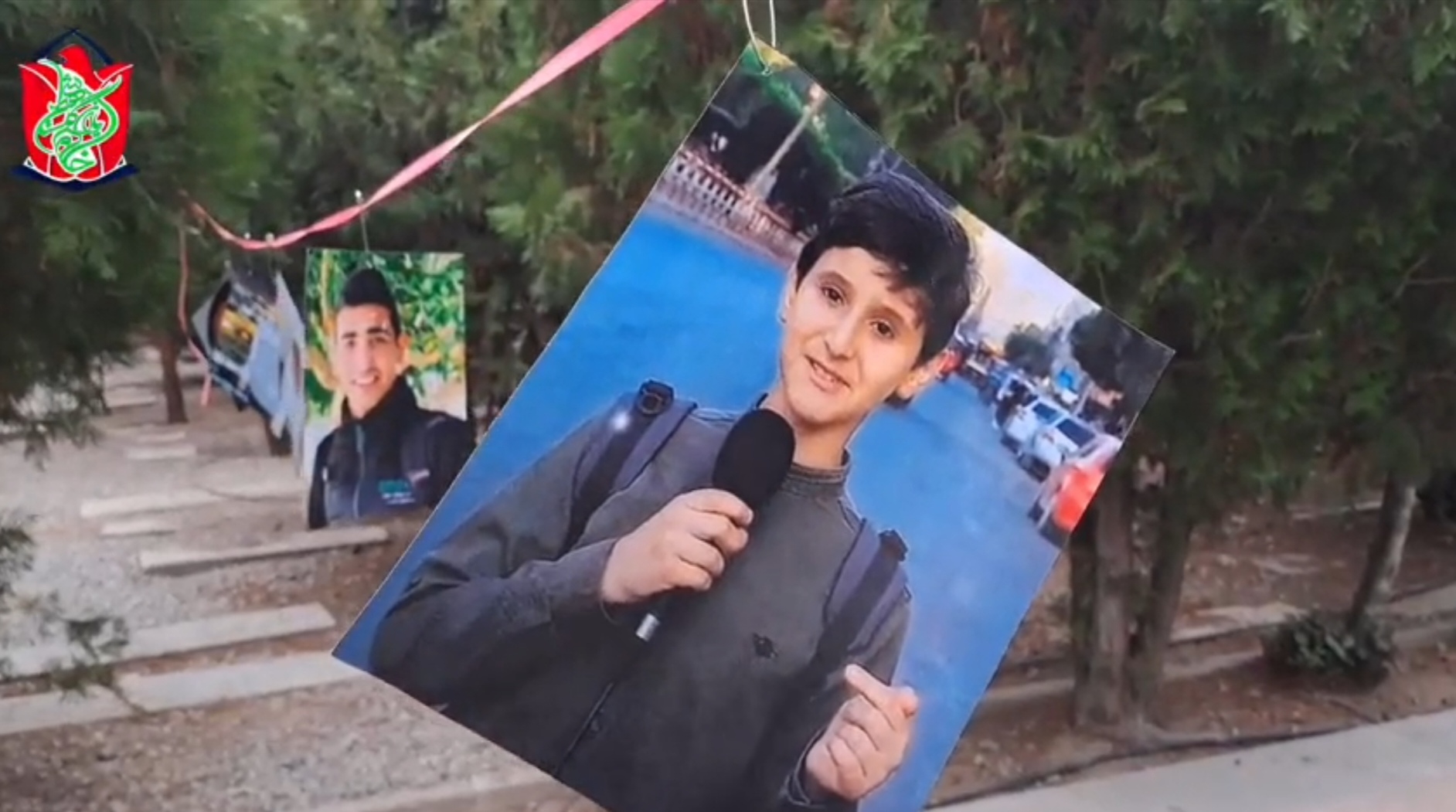 گزارش خادمیاران گلستان شهدای اصفهان از دانش آموزان درباره فلسطین