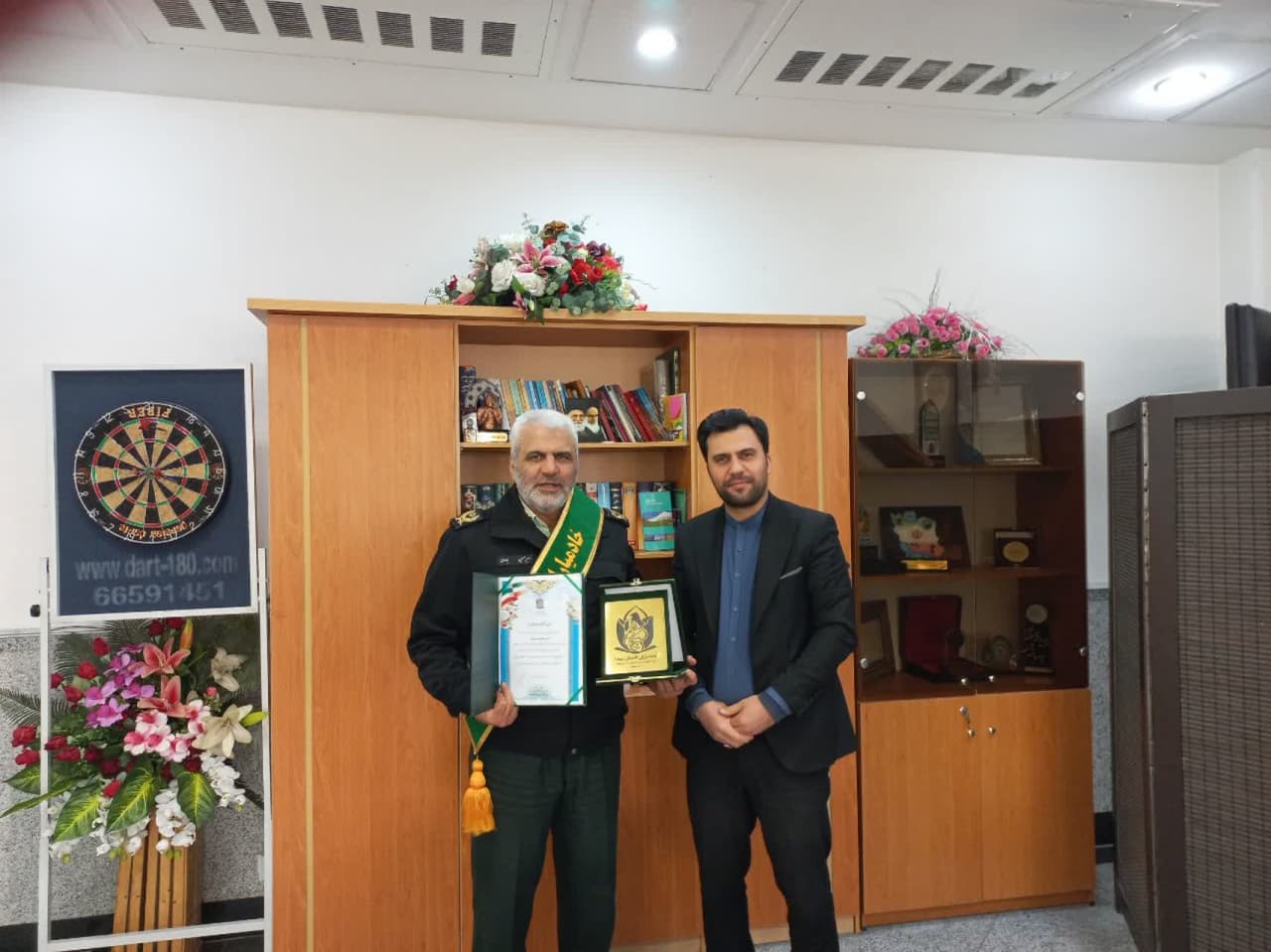 ریاست دانشگاه جامع علوم انتظامی امین، سردار یاوری به جمع خادمیاران شهدا پیوست
