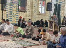 برگزاری دعای عرفه در گلزار شهدای اشکفتک
