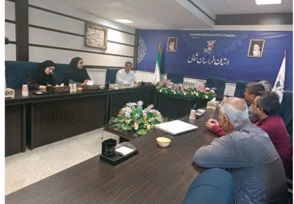 جلسه اعضای محترم خادمیاران شهدا استان خراسان شمالی