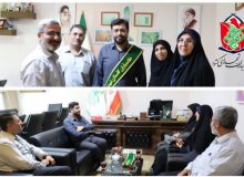 دیدار مدیر خادمیاران شهدای استان قزوین با مدیرکل کانون پرورش فکری کودکان و نوجوانان استان