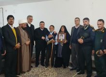 ادای احترام به مقام شامخ شهدا و دیدار با خانواده شهدا با حضور معاون قوه قضائیه و رئیس سازمان ثبت اسناد و املاک کشور در شهرستان فراهان