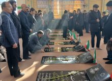 غبارروبی گلزار شهدای وردنجان