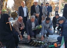 غبارروبی گلزار شهدای شهرکرد