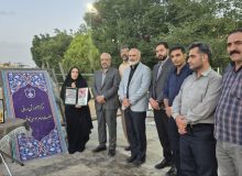 مراسم زیارت عاشورا در گلزار مطهر شهدای اصفهان به مناسبت سالگرد رئیسجمهور شهید آیتالله رئیسی، شهدای خدمت و شهدای جنگ رمضان
