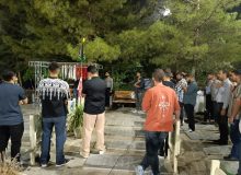مراسم یادبود شهید اسماعیل محمدوند از شهدای جنگ رمضان