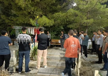 مراسم یادبود شهید اسماعیل محمدوند از شهدای جنگ رمضان