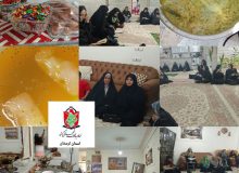 قرائت سوره فتح و زیارت امین الله توسط خادمیاران شهدای استان لرستان