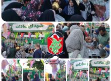 موکب شهدای سادات در راهپیمایی عید سعید غدیر خم در قزوین برگزار شد