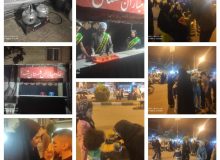 پذیرایی چای و دمنوش و بازی فکری و کشیدن پرچم ایران بیش از 70 نفر توسط سرکار خانم پرند