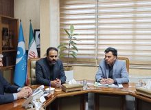 جلسه‌ی راهبردی مدیر، قائم‌مقام و مدیر روابط عمومی خادمیاران شهدای کشور با مهندس اسلامی رئیس شورای عالی سیاست‌گذاری خادمیاران شهدای کشور (معاون رئیس جمهور و رئیس سازمان انرژی اتمی)