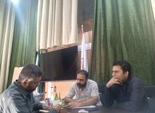 جلسه مدیر و قائم مقام خادمیاران شهدای کشور با مدیر استان اصفهان