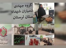 کاری از گروه جهادی خادمیاران شهدای استان لرستان