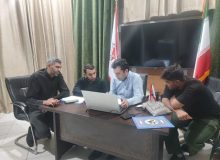 جلسه بررسی تکمیل چارت و ثبت نام مدیران استانها