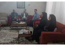 دیدار با خانواده محترم شهید حمیدی زاده بمناسبت سال روز شهدای مدافع حرم