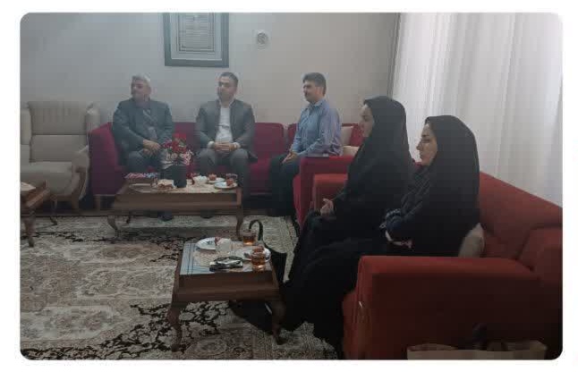دیدار با خانواده محترم شهید حمیدی زاده بمناسبت سال روز شهدای مدافع حرم