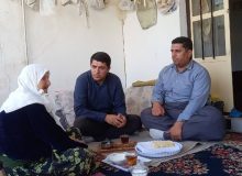 دیدار و سرکشی از خانواده‌های معظم شاهد و ایثارگر شهرستان سروآباد در راستای برگزاری کنگره ۵۵۳۶ شهید استان کردستان
