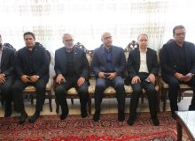 دیدار وزیر ارتباطات،استاندار و مدیرکل بنیاد شهید استان کرمانشاه با خانواده شهید بدرخانی