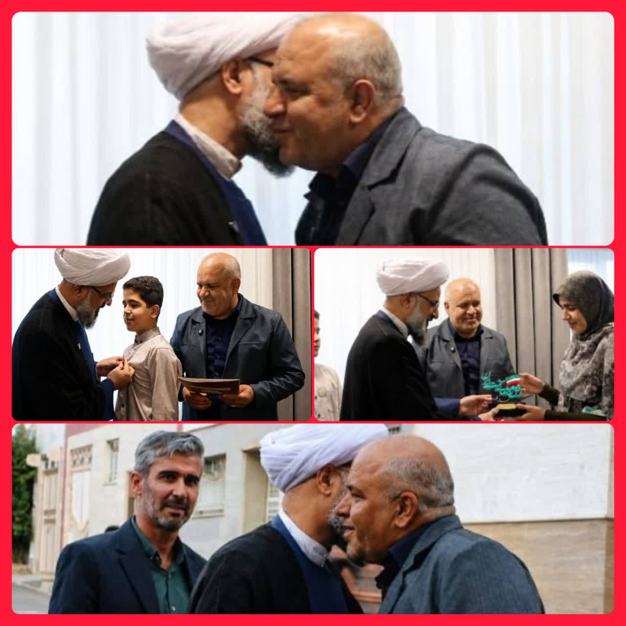 تقدیر از مدیر خادمیاران شهدای استان کردستان توسط رئیس ستاد امر به معروف کشور