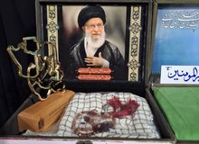 حضور گروه زیارت پرچم عتبات خادمیاران گلزار شهدا در موکب شبانه گلزار شهدای علی بن جعفر(ع) استان قم