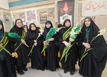 گرامیداشت هفته دفاع مقدس در گلزار شهدای وادی رحمت