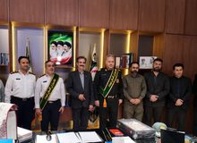 سردار حسنوند فرمانده انتظامی استان اصفهان و سرهنگ مولوی رییس پلیس راهنمایی رانندگی استان اصفهان به جمع خادمیاران افتخاری شهدا پیوستند