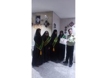 به مناسبت هفته فراجا، اهدا هدیه به نیروی انتظامی توسط خادمیاران